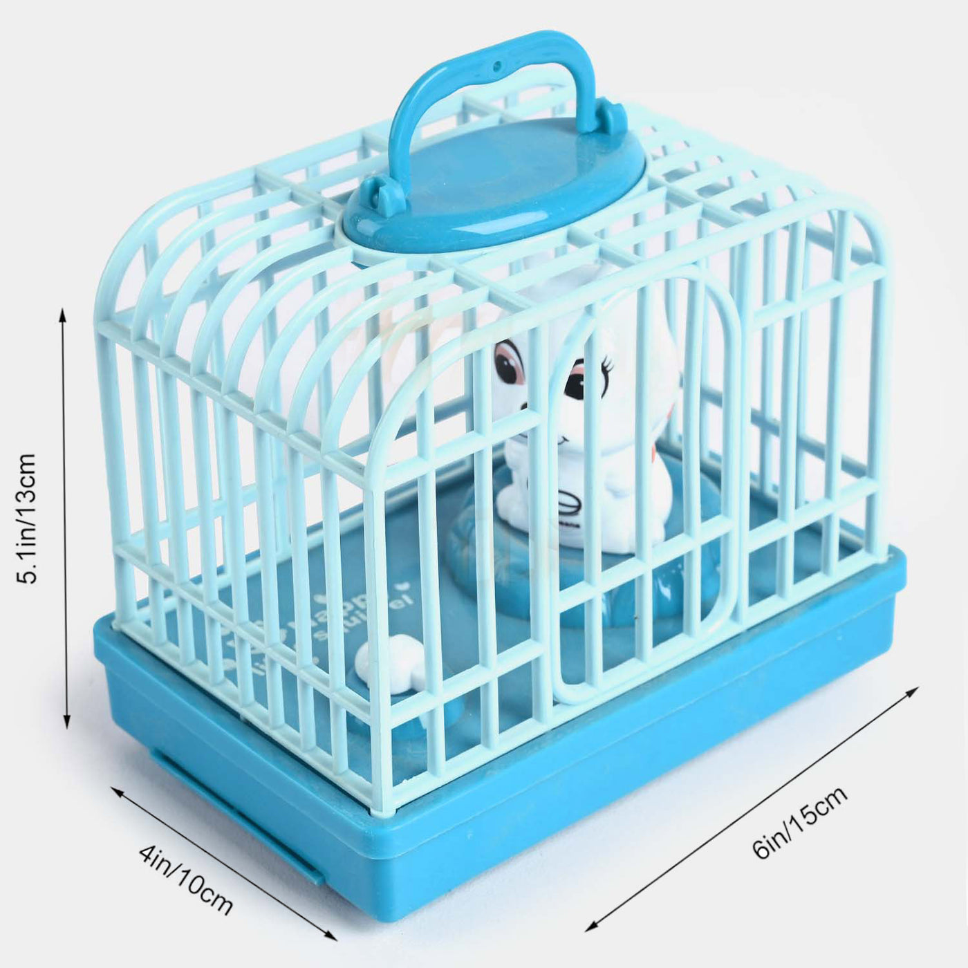 Electrical Voice Dog Cage Toy | Blue