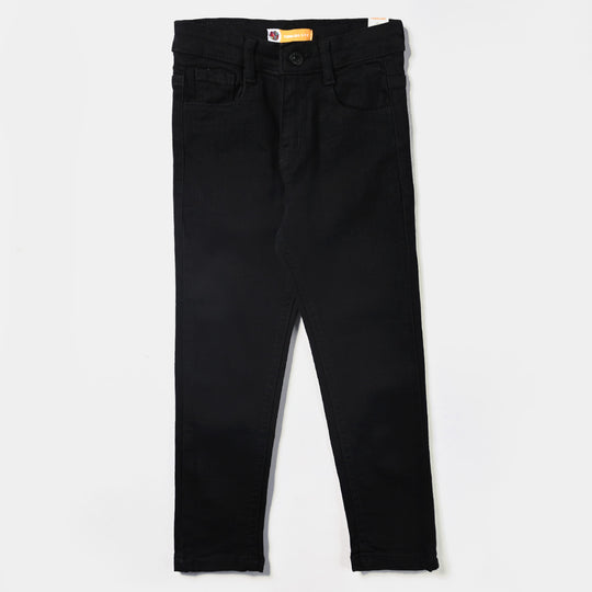 Boys Denim Stretch Pant Basic-BLACK