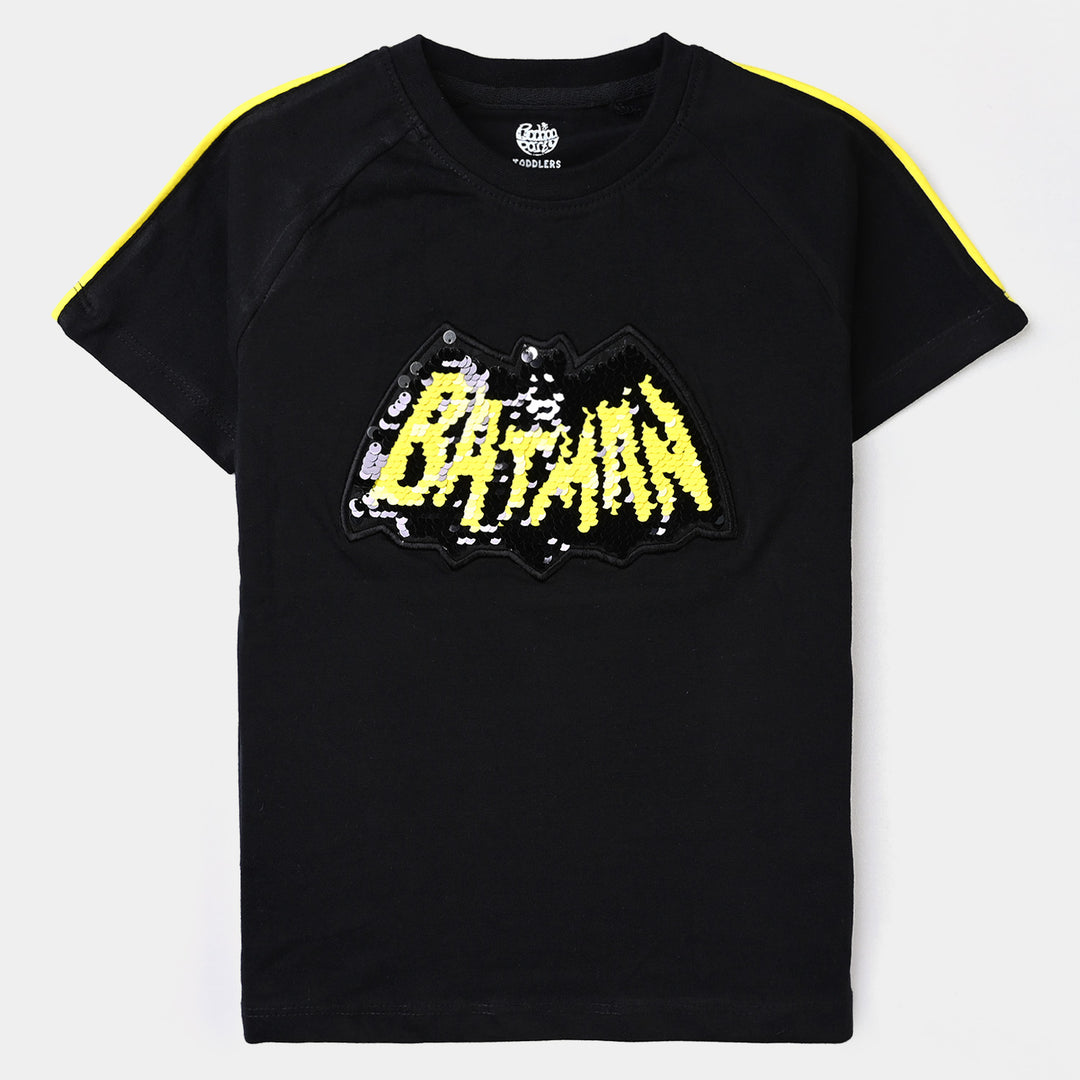 Boys Jersey/Terry 2-Piece Suit (Batman) - Jet Black