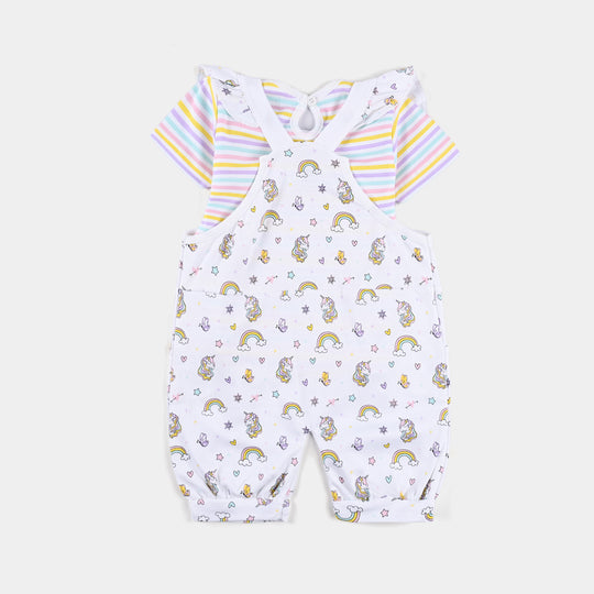 Infant Girl Cotton Interlock 2 Piece Set