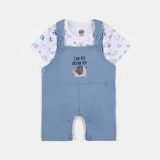 Infant 2 Piece Set (Boys)(T-Shirt/Overall)-mIX