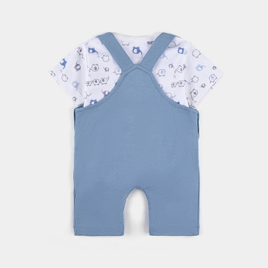 Infant 2 Piece Set (Boys)(T-Shirt/Overall)-mIX