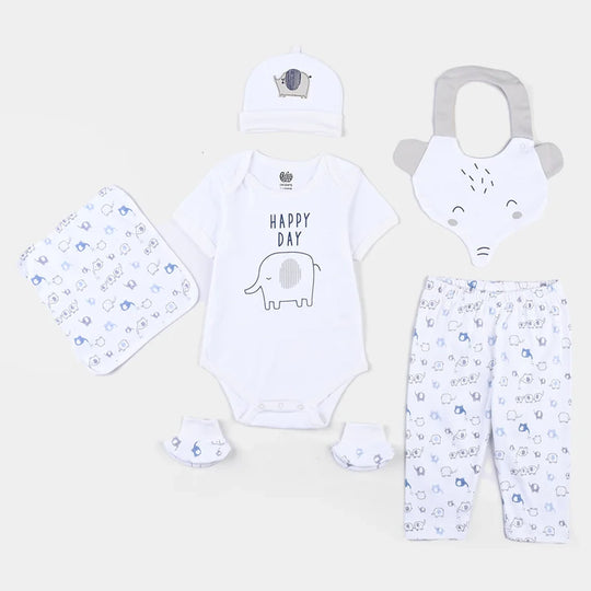 Infant Boys Cotton Interlock 6 Pieces Set