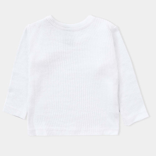 Infant Unisex Thermal Inner Wear-White