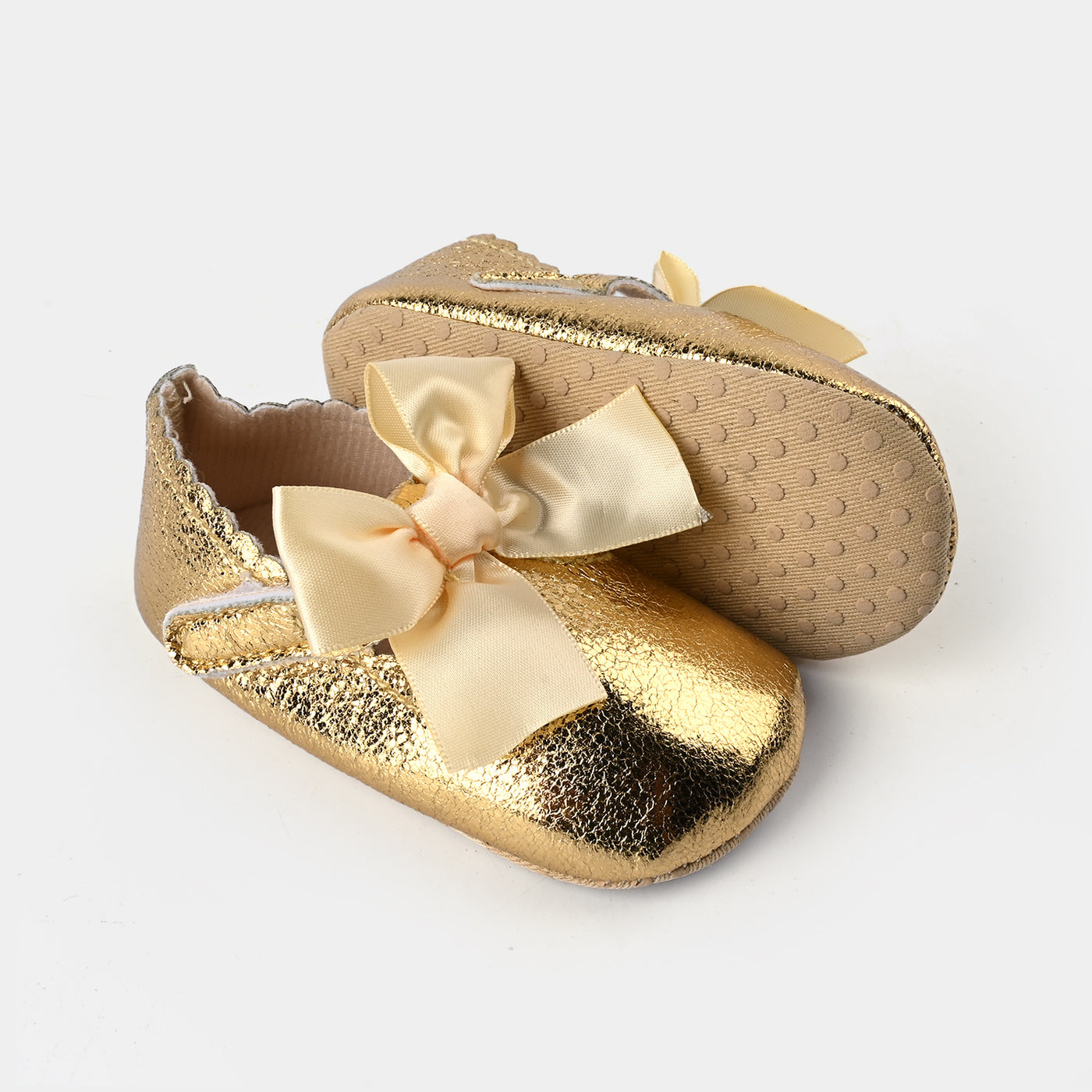 Baby Girl Shoes F53-Gold