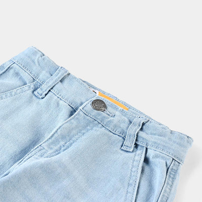 Boys Denim Stretch Pant Keep Rolling-Ice Blue