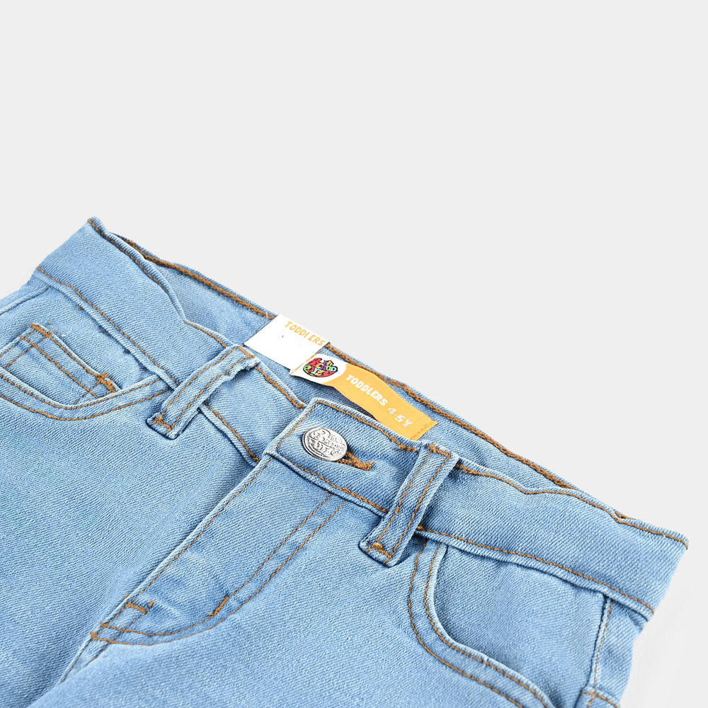 Boys Denim Stretch Pant Spider Man-Ice Blue