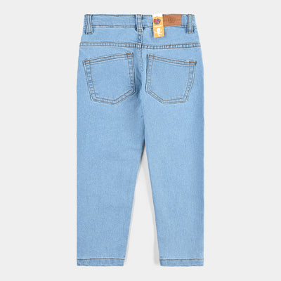 Boys Denim Stretch Pant Spider Man-Ice Blue