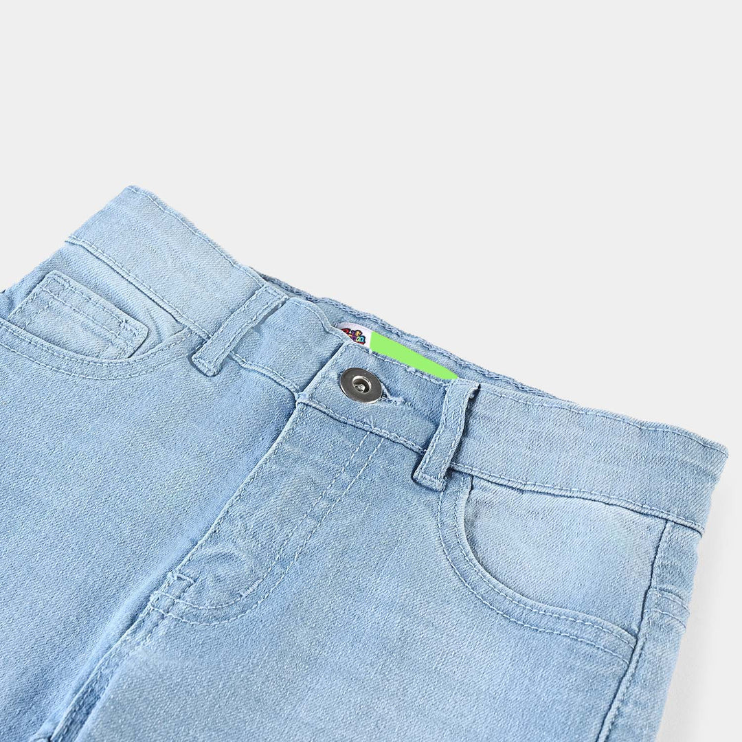 Infant Boys Denim Stretch Denim Pant Basic-Ice Blue