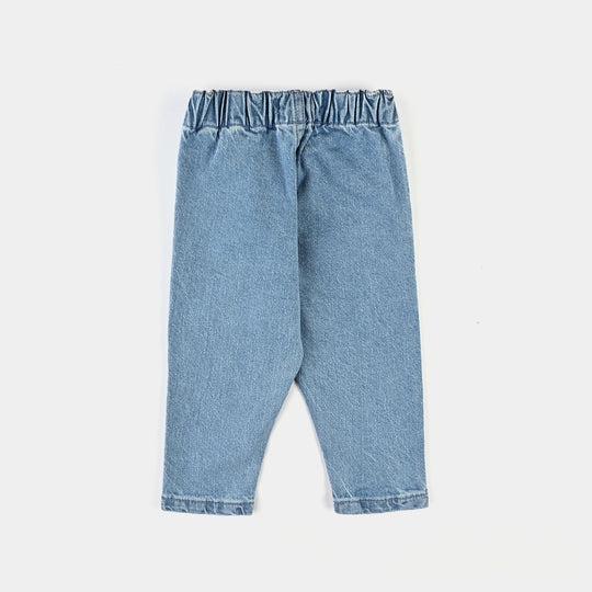 Infant Boys Denim Pant Lion-Ice Blue