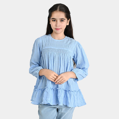 Girls PC Casual Top Begonia-SKY BLUE