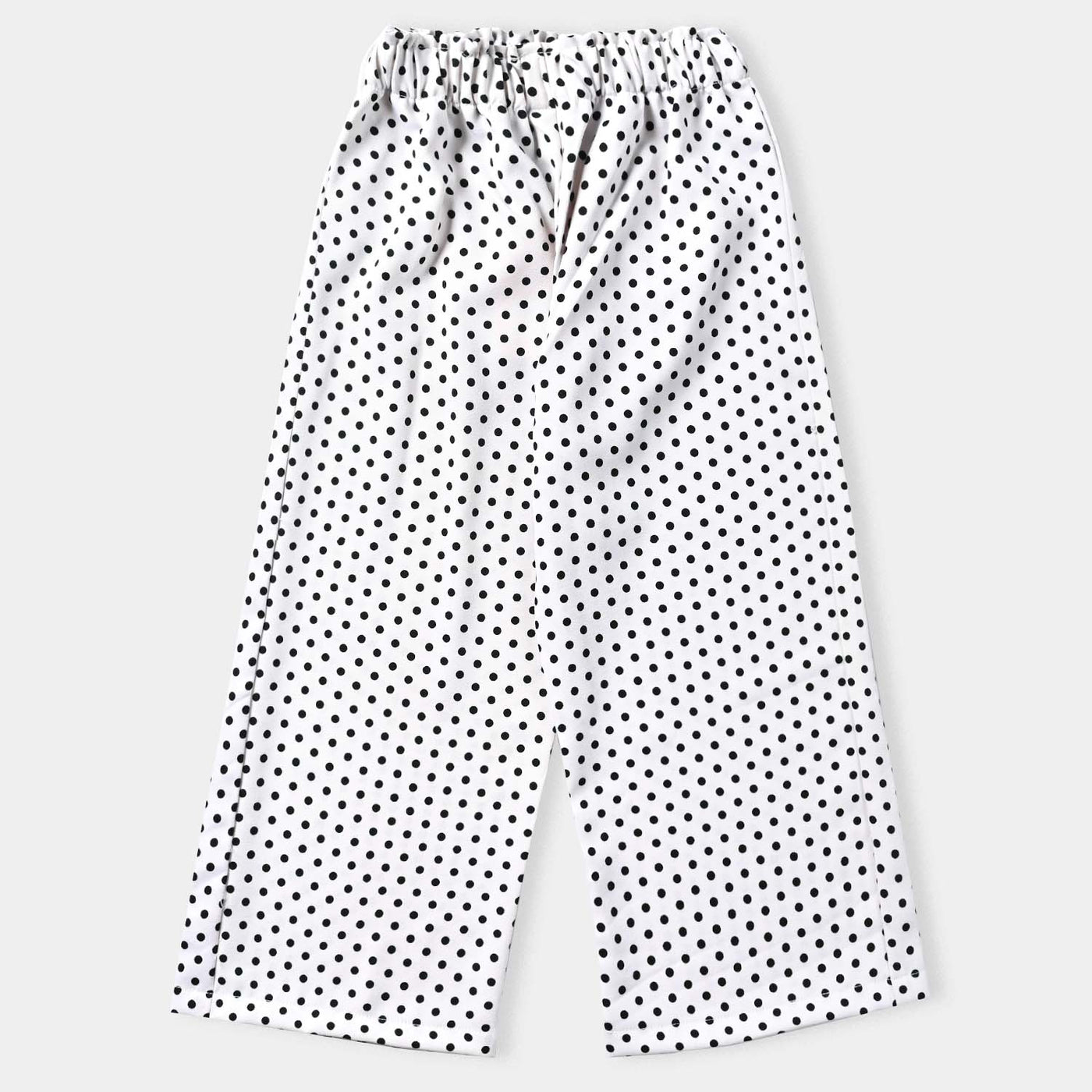 Girls PC Culotte Black Dots- White