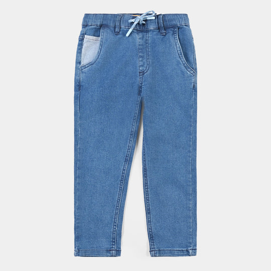 Boys Denim Stretch Pant Amazing-Mid Blue