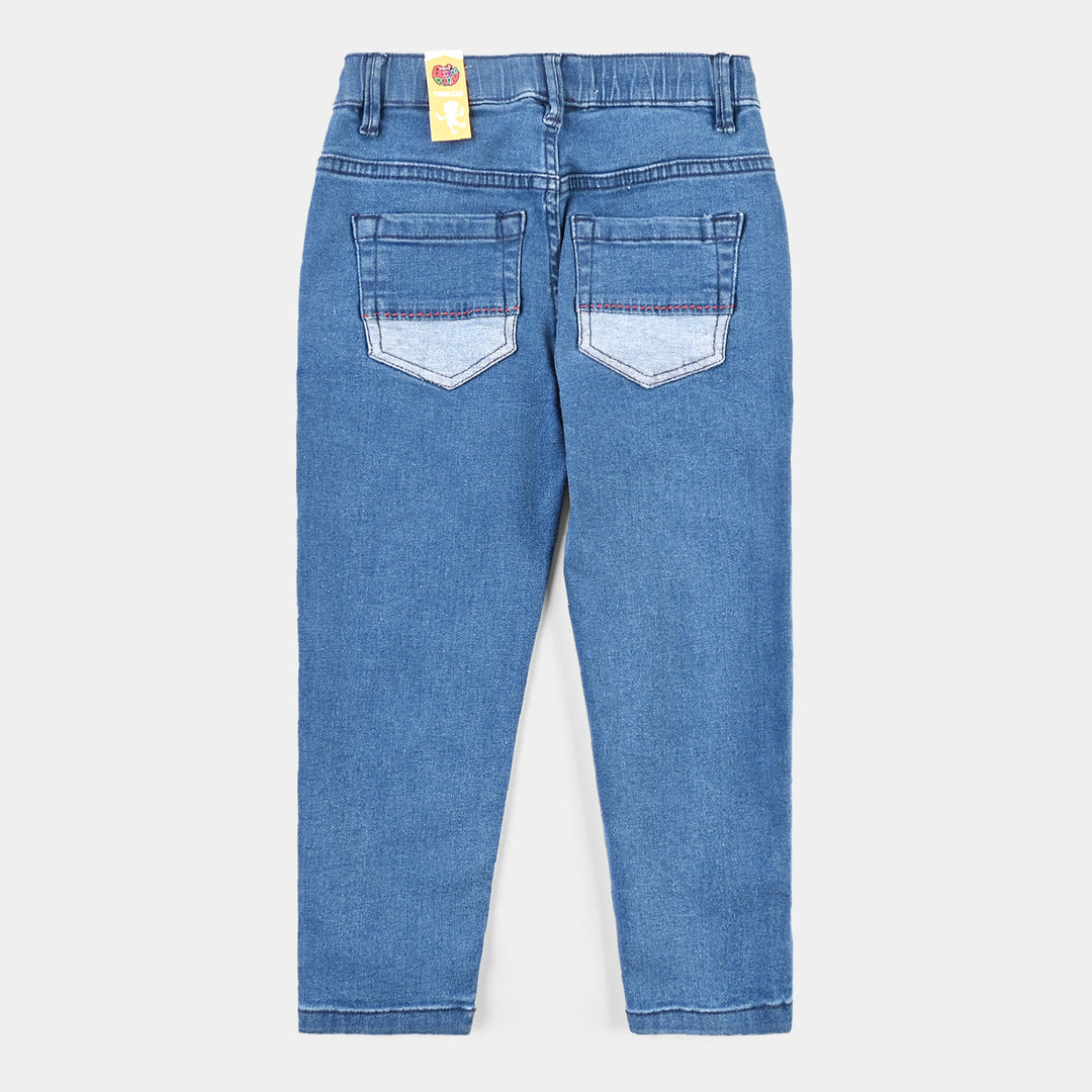 Boys Denim Stretch Pant Amazing-Mid Blue