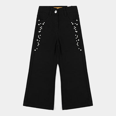 Girls Denim Stretch Pant Black Pearl-BLACK