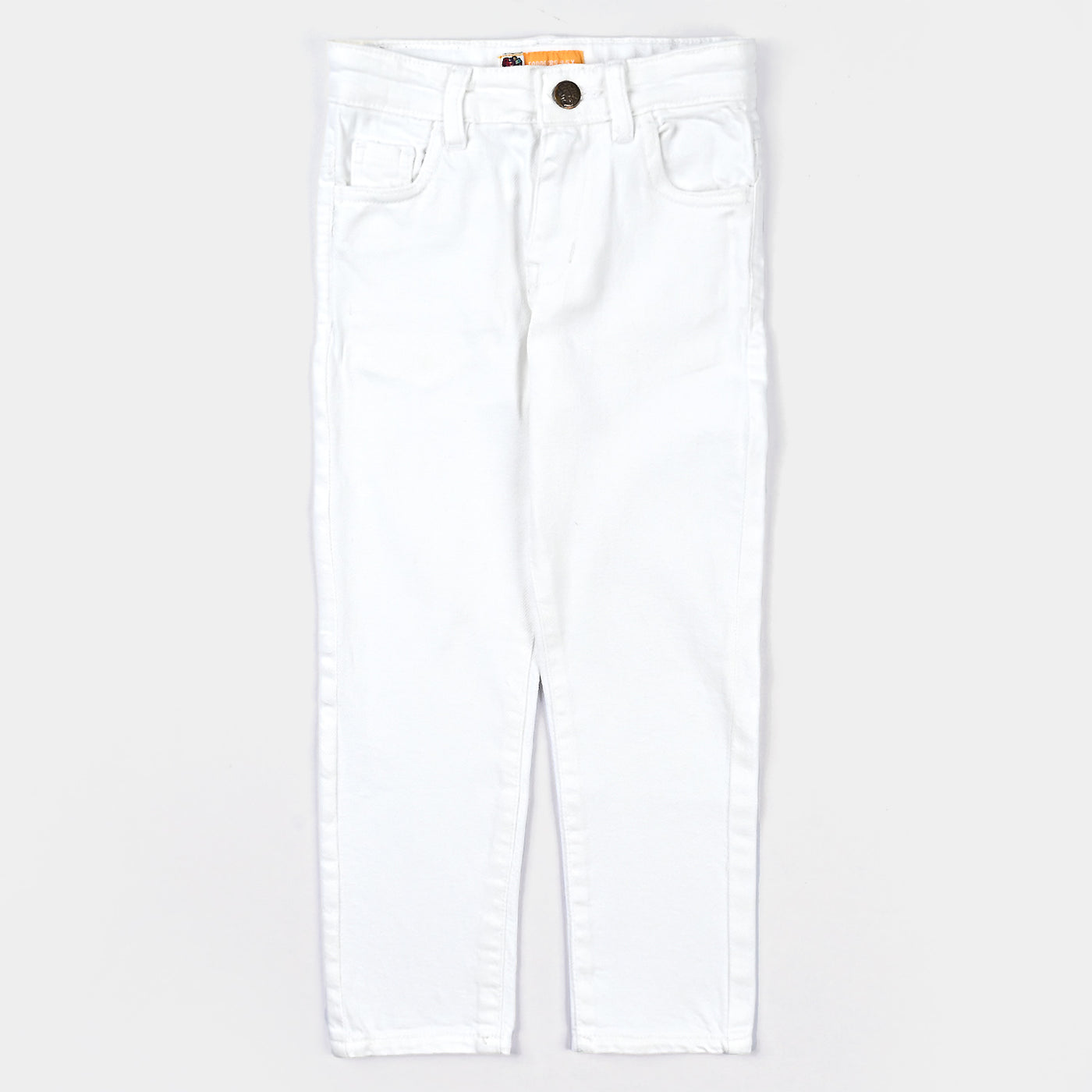 Boys Denim Stretch Pant Basic-White