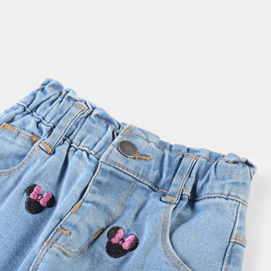 Infant Girls Denim Stretch Pant -LT.Blue