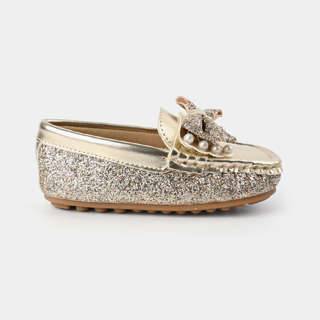 Girls Loafers PY-L2-Golden