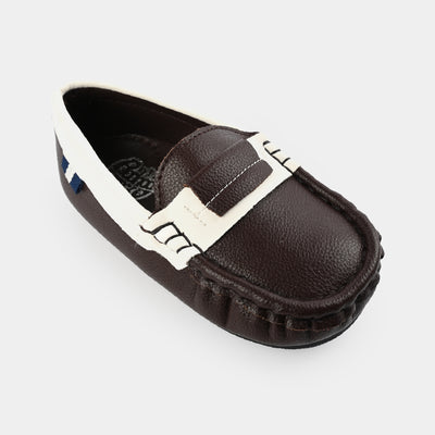 Boys Loafers H502-L1-BROWN