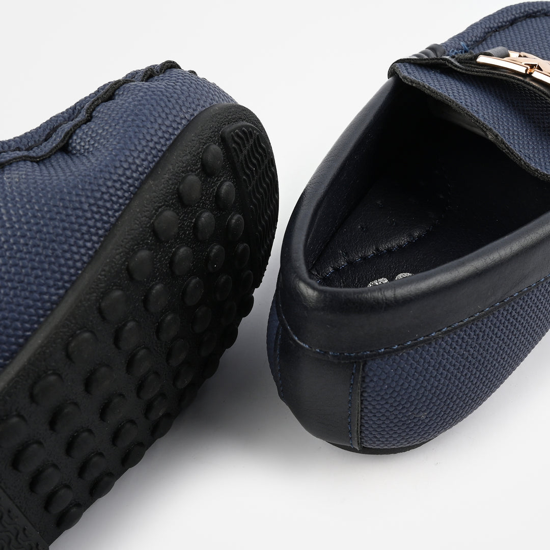 Boys Loafers H502-L19-NAVY