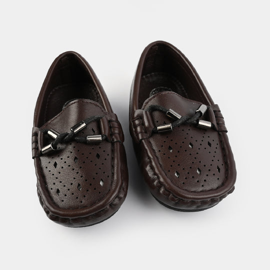 Boys Loafers H502-L3-BROWN