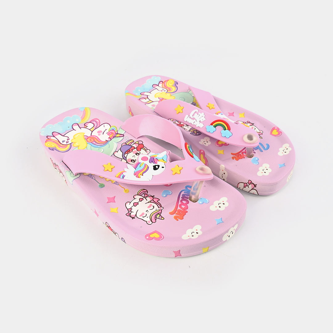 Girls Slippers 338-18 - Baby Pink
