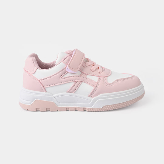 Girls Sneakers YZ-003-White/Pink