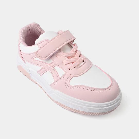 Girls Sneakers YZ-003-White/Pink