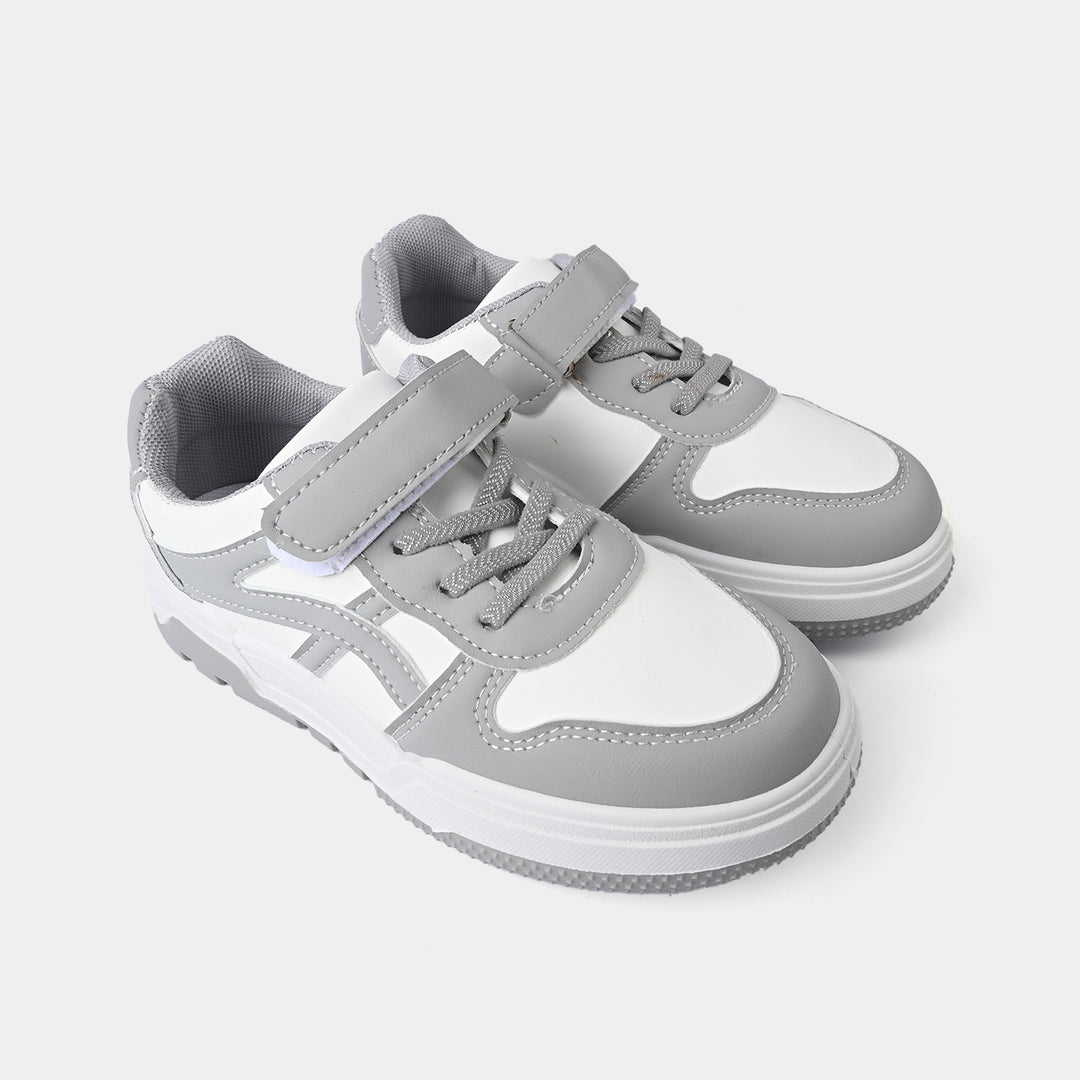 Boys Sneakers YZ-003-Grey/White