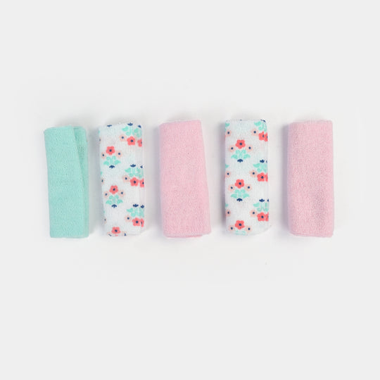Hooded Bath Towel & 5 Washcloths
