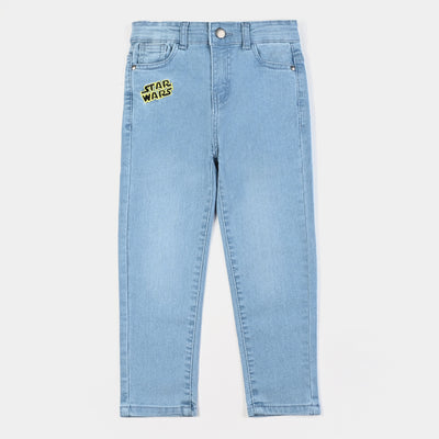 Boys Denim Pant-Ice Blue