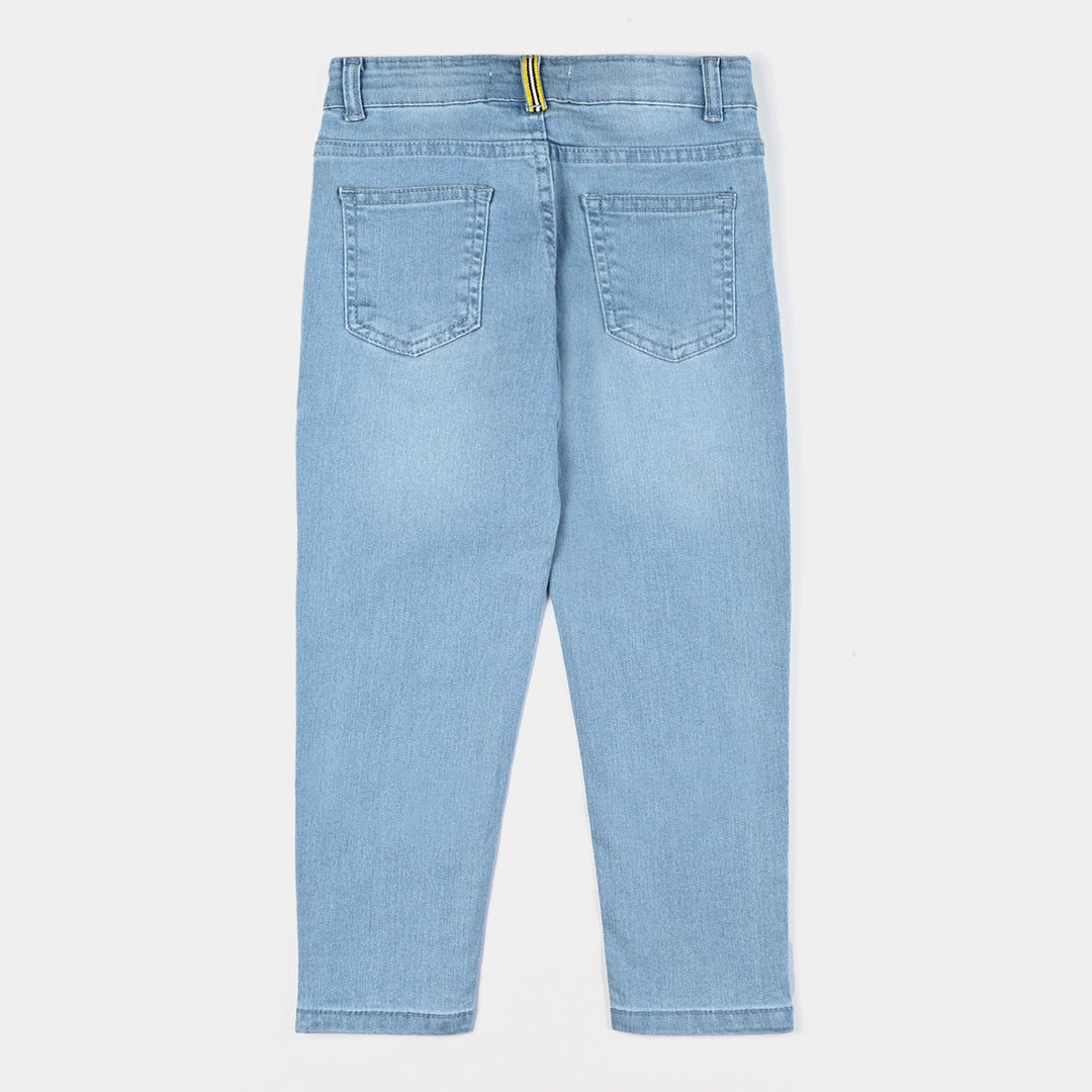 Boys Denim Pant-Ice Blue