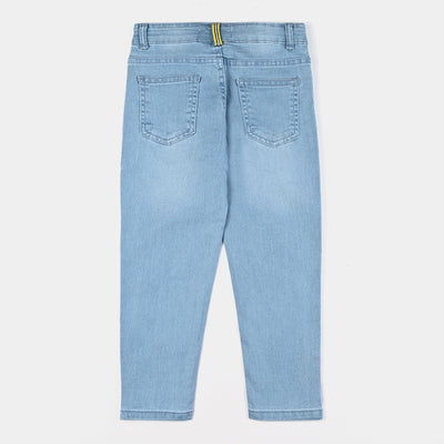 Boys Denim Pant-Ice Blue