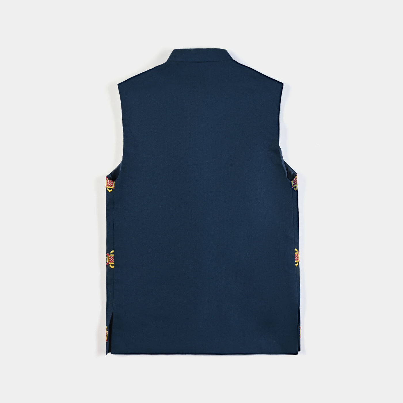 Boys Oxford Waistcoat (Ethnic Funk)-Teal