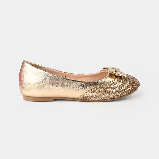 Girls Pumps ZP-040-Golden