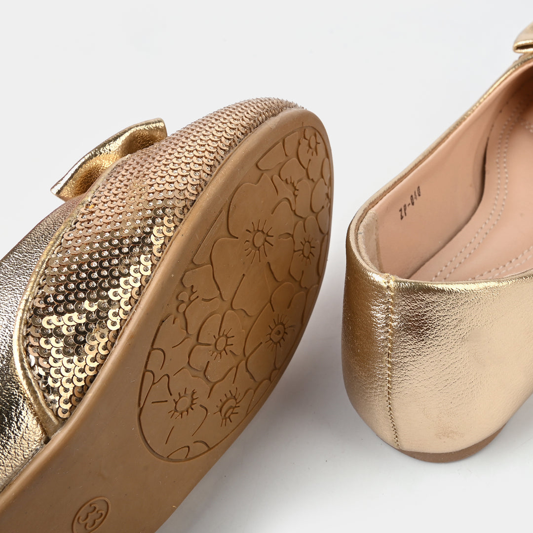 Girls Pumps ZP-040-Golden