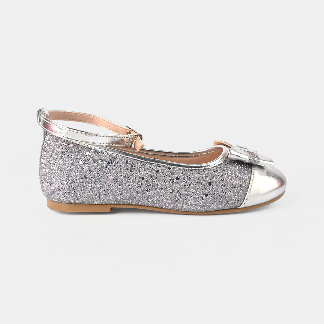 Girls Pumps ZP-044-SILVER