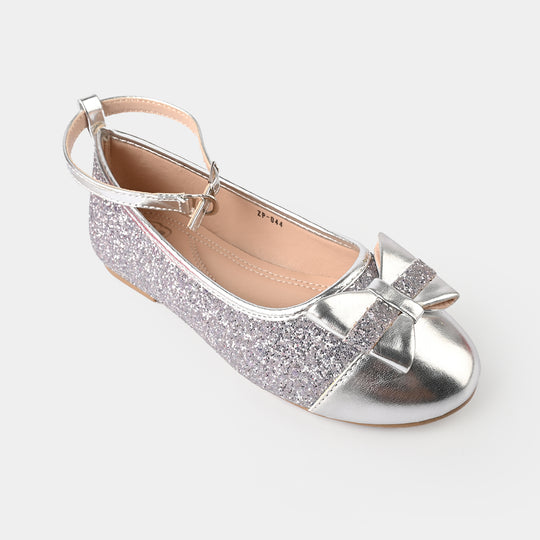 Girls Pumps ZP-044-SILVER