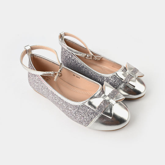 Girls Pumps ZP-044-SILVER