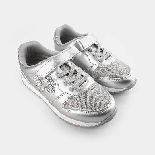 Girls Joggers H9883-L6-SILVER