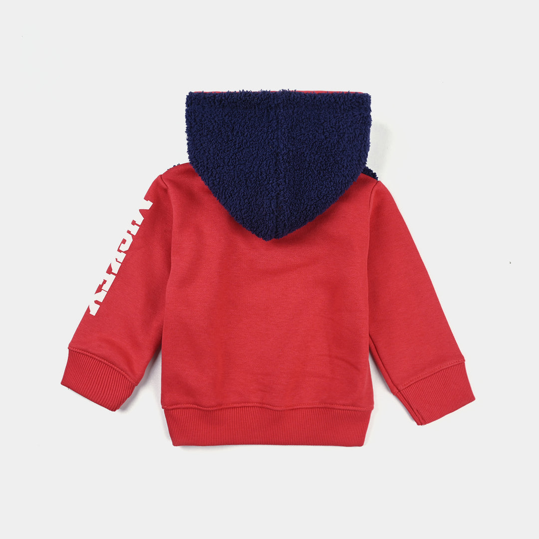 Infant Boys Sherpa Knitted Suit (Mickey Mouse) - Navy