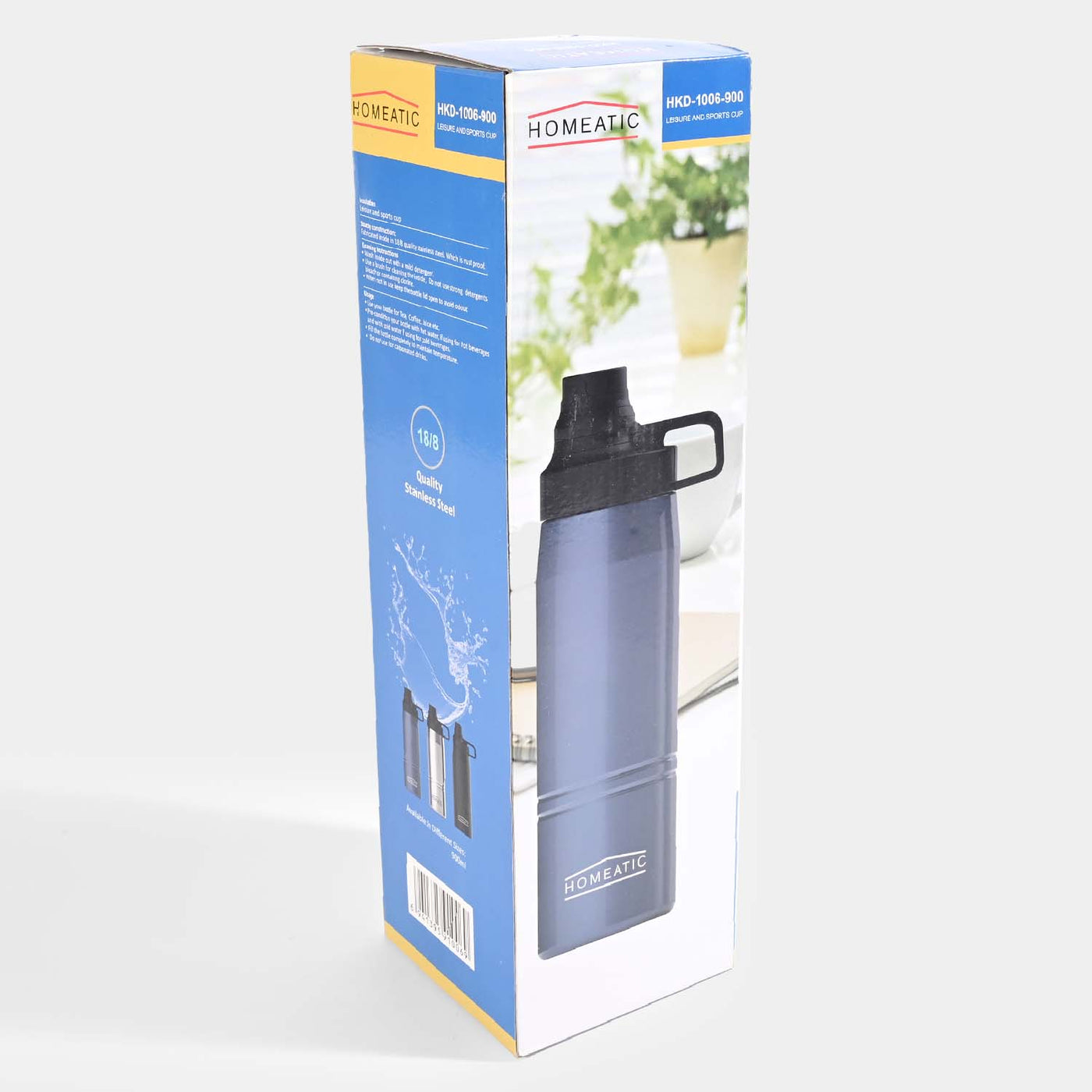 WATER BOTTLE STAINLESS STEEL | 900ml