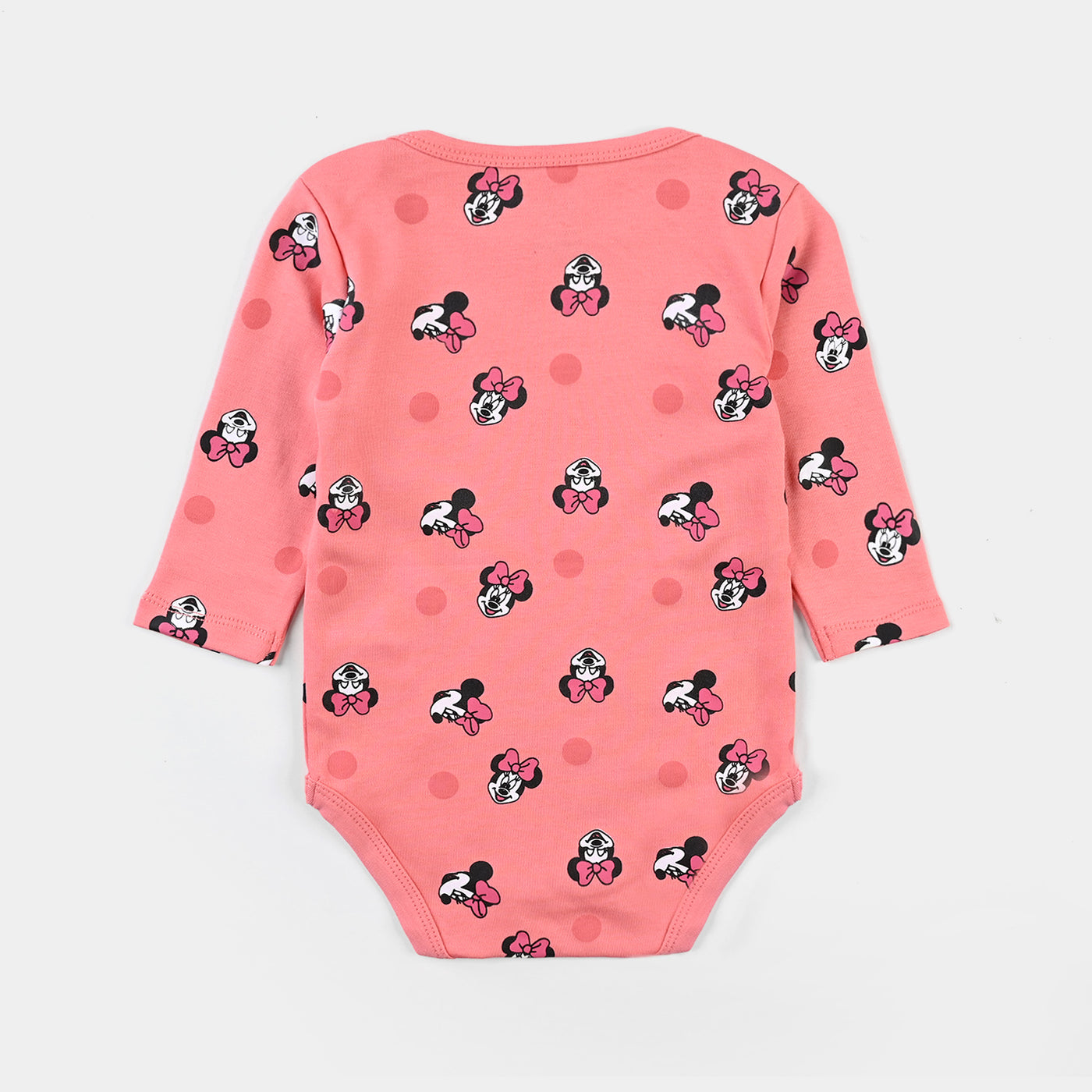 Infant Unisex Cotton Interlock Romper-Shell.Pink