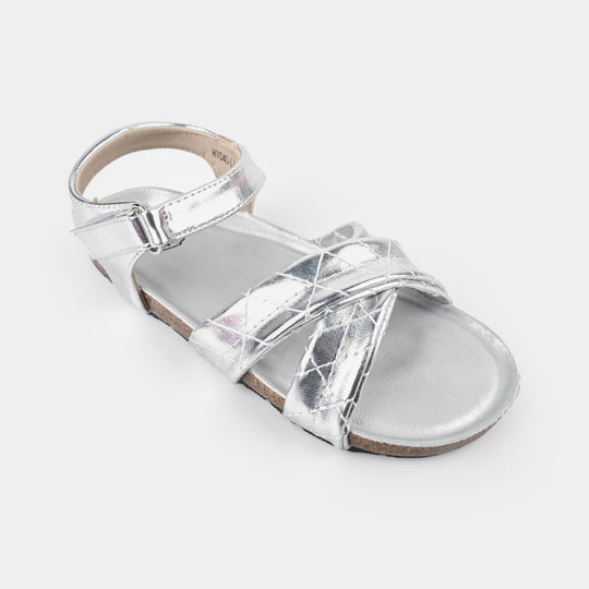 Girls Sandal H1040-L13-SILVER