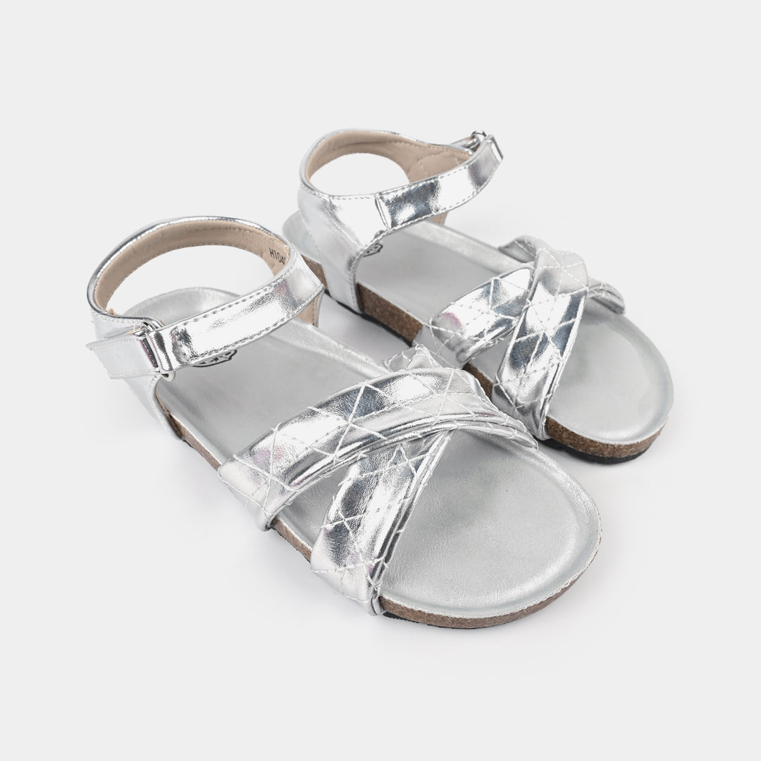 Girls Sandal H1040-L13-SILVER