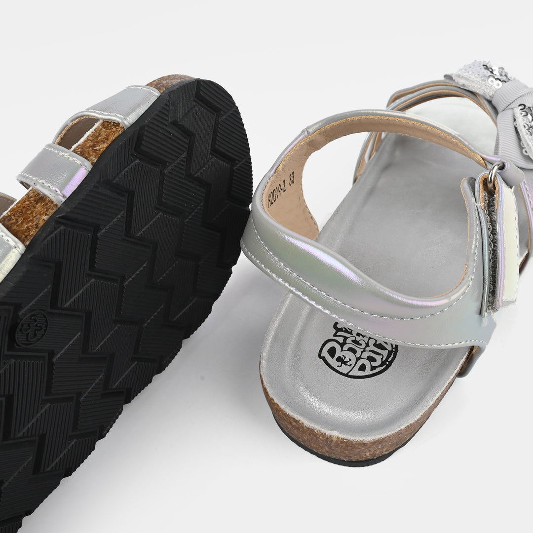 Girls Sandal H2019-2-SILVER