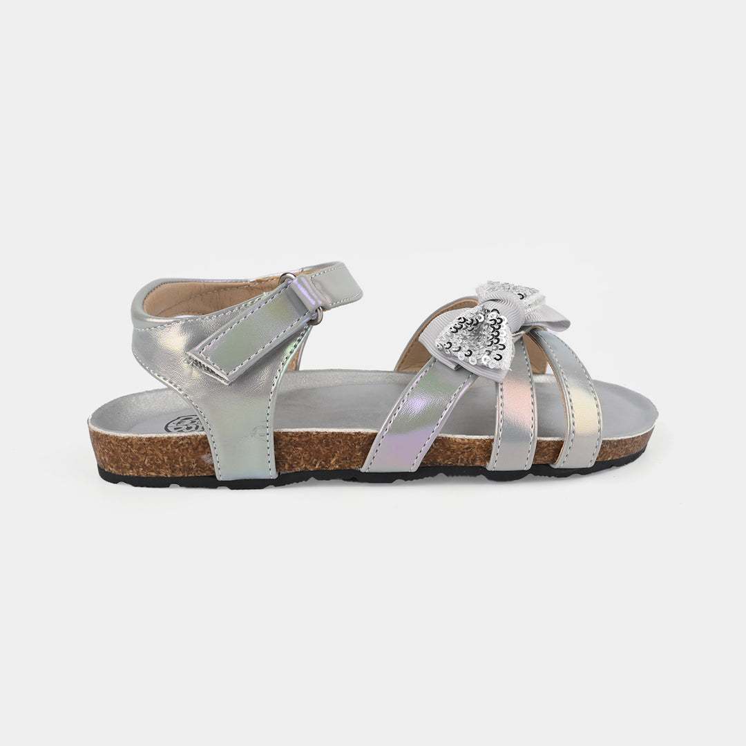 Girls Sandal H2019-2-SILVER