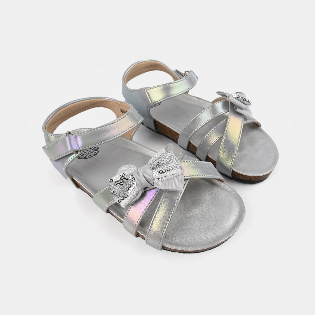 Girls Sandal H2019-2-SILVER