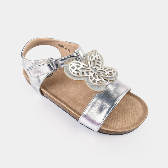 Girls Sandal H8009-10-SILVER