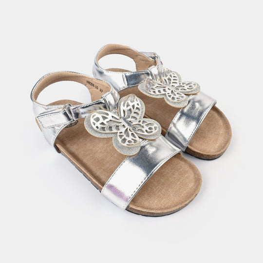 Girls Sandal H8009-10-SILVER